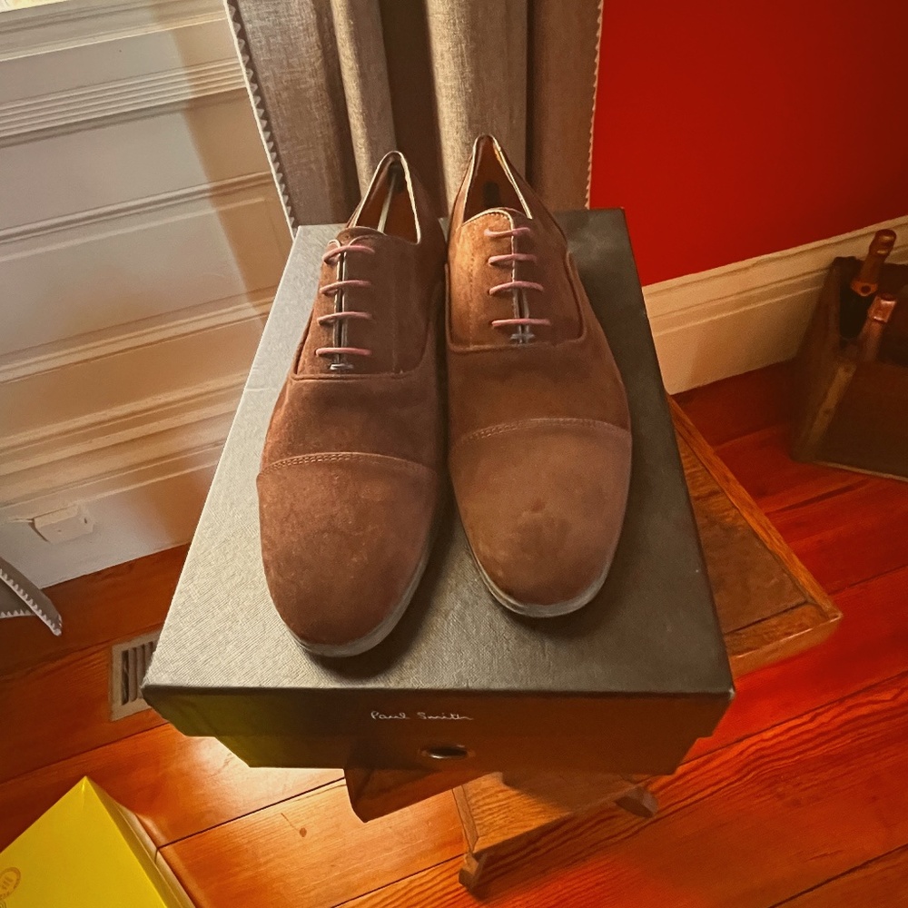 Brown Suede Paul Smith London Shoes